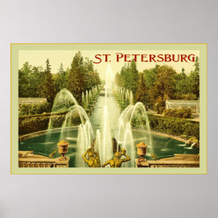St. Petersburg ~ Vintage Travel Poster