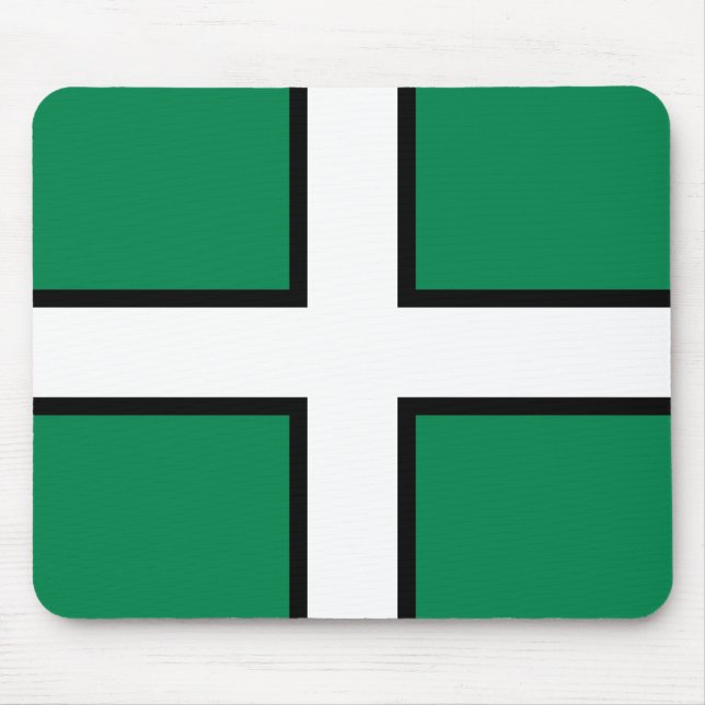 St. Petroc’s flag / Flag of Devon Mouse Pad (Front)