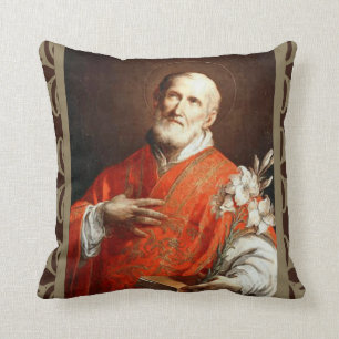 St. Philip Neri Lily Bible Cushion