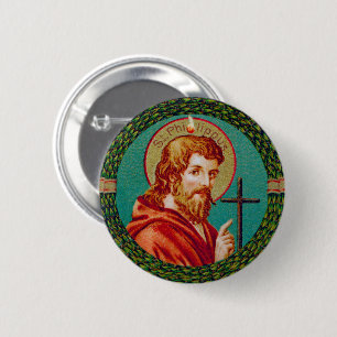 St. Philip the Apostle (JMAS 10) Round 6 Cm Round Badge