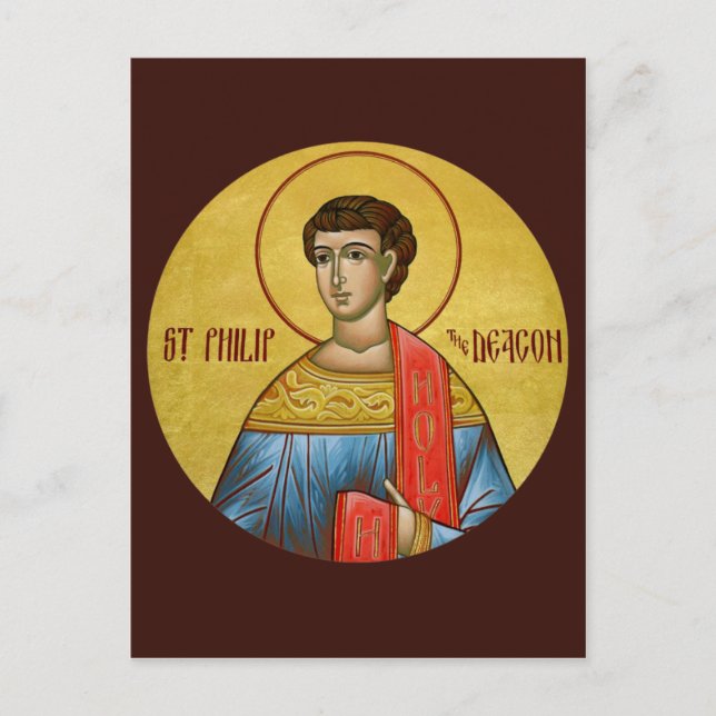 St. Philip the Deacon Prayer Card (Front)