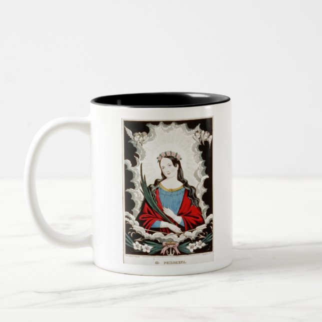 St. Philomena - 1845 Two-Tone Coffee Mug (Left)