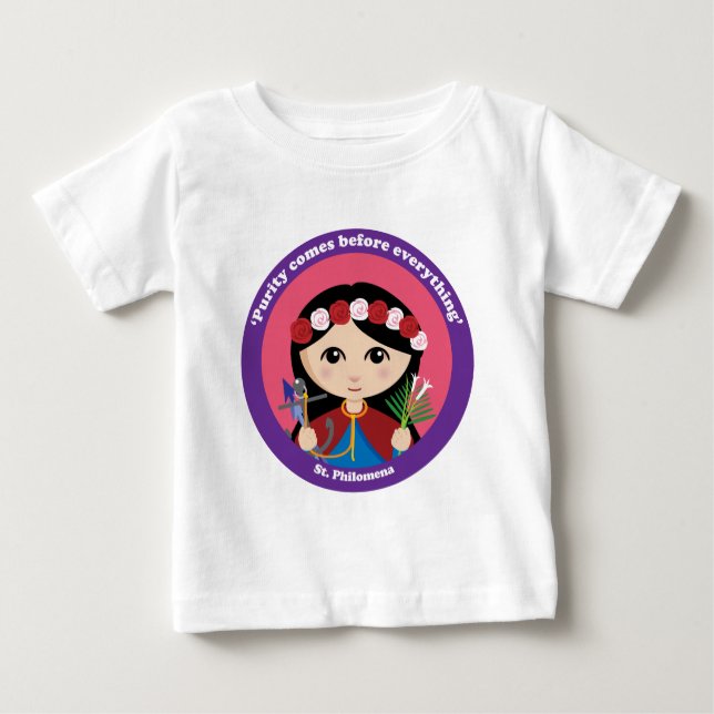 St. Philomena Baby T-Shirt (Front)