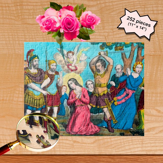 St. Philomena Being Beheaded Jigsaw Puzzle (Creator Uploaded)