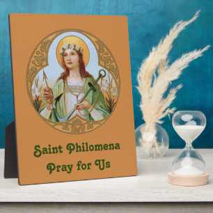 St. Philomena (BK 005) 8"x10" Vertical Plaque