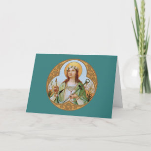 St. Philomena (BK 005) Blank Greeting Card
