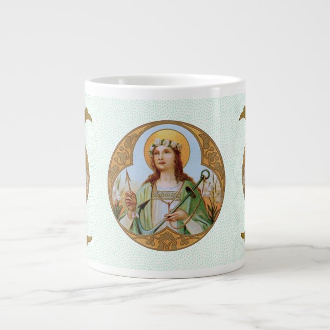 St. Philomena (BK 005) Large Coffee Mug (Front)