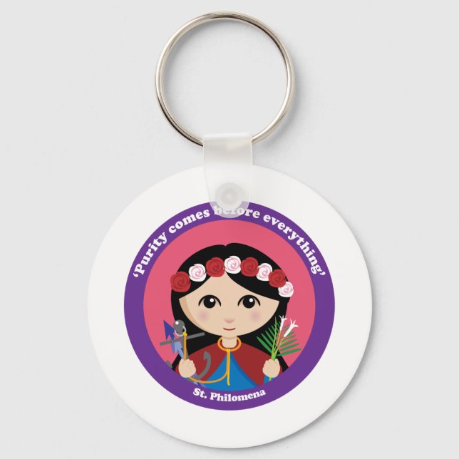 St. Philomena Key Ring (Front)
