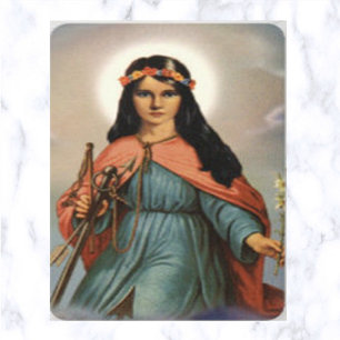 St Philomena Patron St of Children Prayer Card