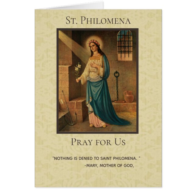 St. Philomena Powerful Novena Prayer (Front)