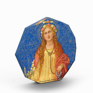 St. Philomena with Anchor (SNV 051) Photo Block