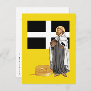 St. Piran of Cornwall (SAE 01) and His Flag Card