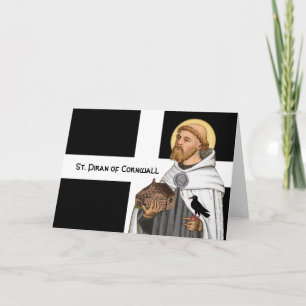 St. Piran of Cornwall (SAE 01) and His Flag Card