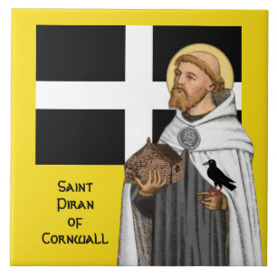 St. Piran of Cornwall (SAE 01) and His Flag Tile