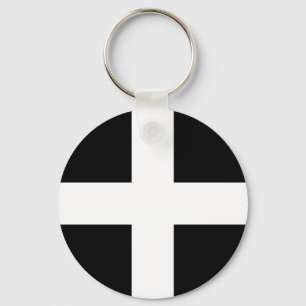 St. Piran’s flag / flag of Cornwall Key Ring
