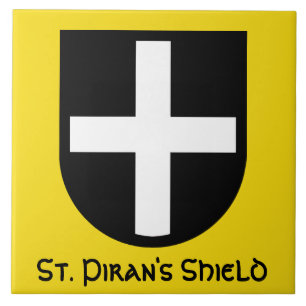 St. Piran's Shield Tile
