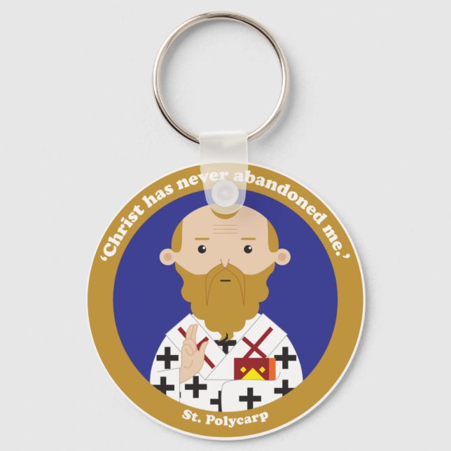 St. Polycarp Key Ring (Front)
