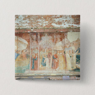St Ranieri in the Holy Land, mid 14th century 15 Cm Square Badge