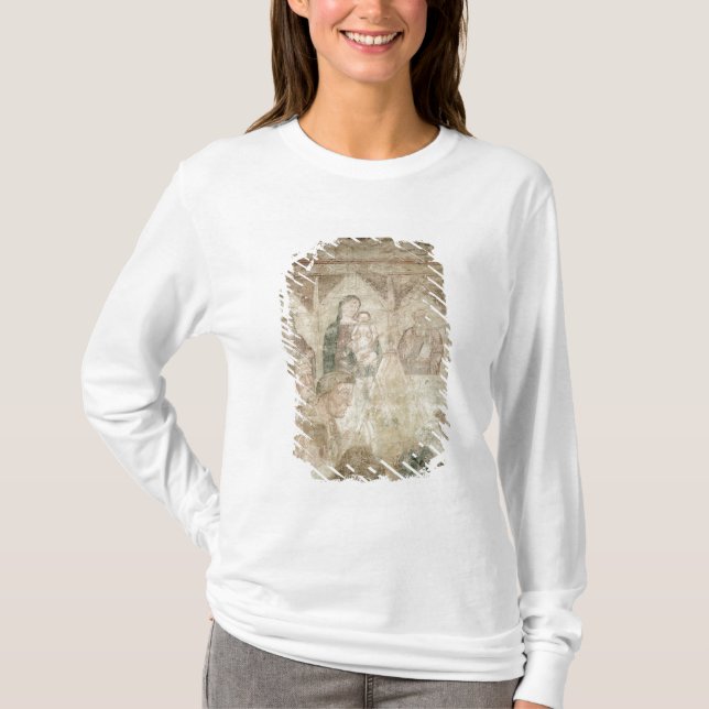 St. Ranieri Praying in the Temple T-Shirt (Front)