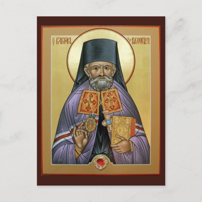 St. Raphael of Brooklyn Prayer Card (Front)