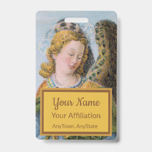 St. Raphael the Archangel (detail; M 017) ID Badge