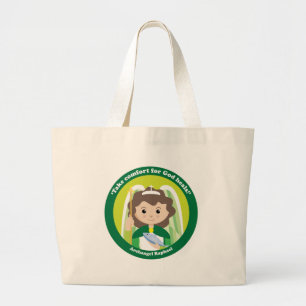 St. Raphael the Archangel Large Tote Bag