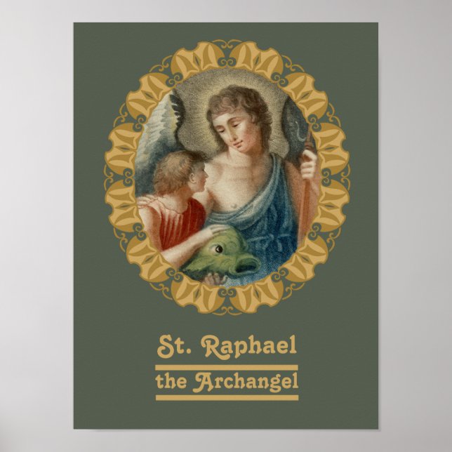 St. Raphael the Archangel (M 012) Poster (Front)