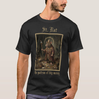 St. Rat, Patron of Big Money - Mediaeval Wealth T-Shirt