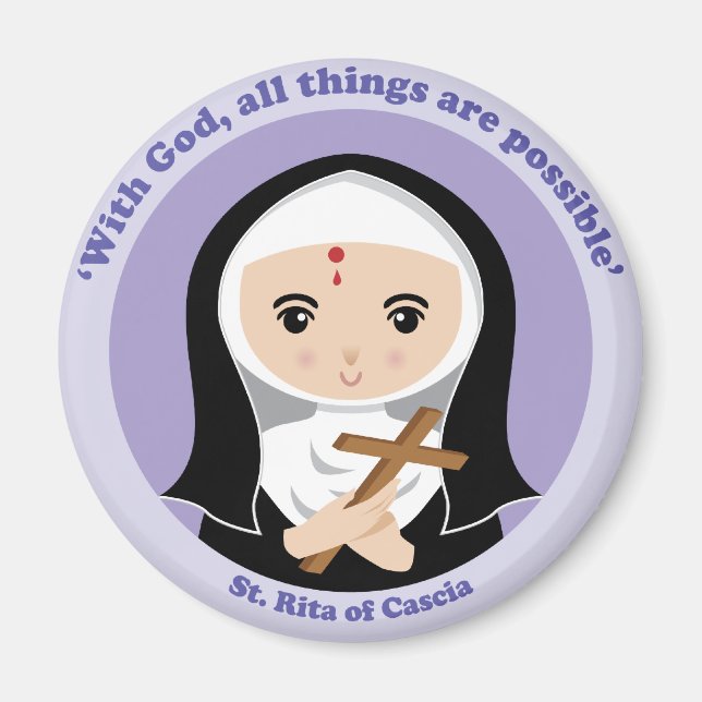 St. Rita of Cascia Magnet (Front)