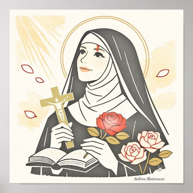St. Rita of Cascia Poster (Front)