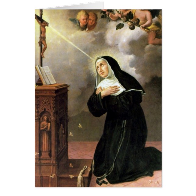 St. Rita of Cascia Religious Catholic Nun Angels (Front)