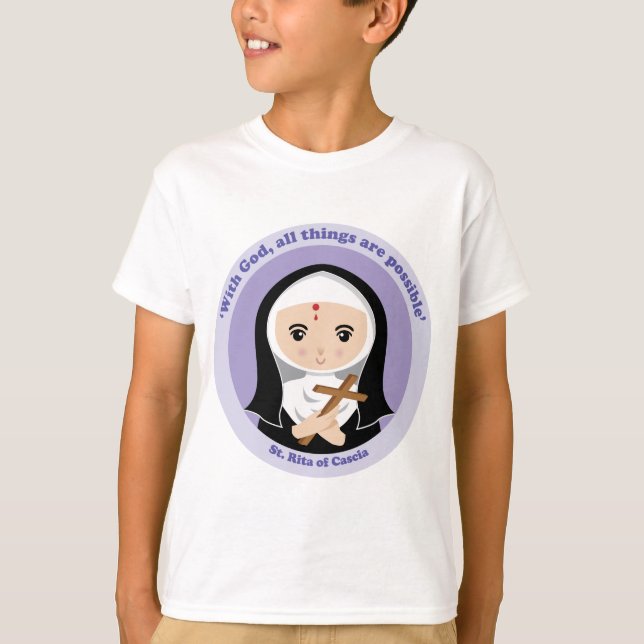St. Rita of Cascia T-Shirt (Front)
