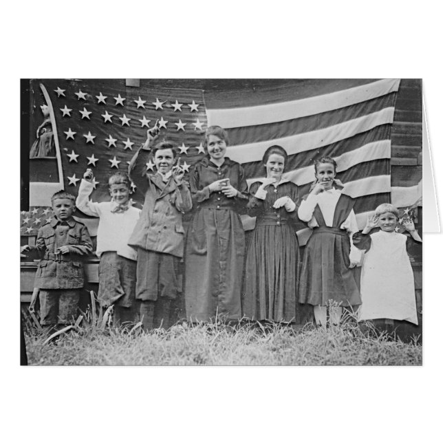 St. Rita's School Students Cincinnati 1918 (Front Horizontal)