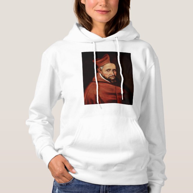 St. Robert Bellarmine Patron of Canon Lawyers Hoodie (Front)