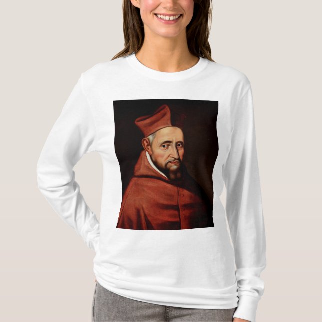 St. Robert Bellarmine Patron of Canon Lawyers T-Shirt (Front)