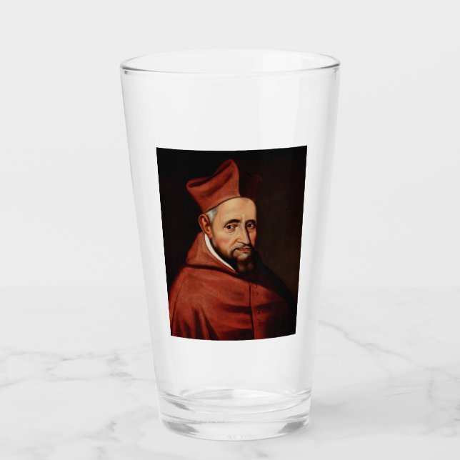 St. Robert Bellarmine Roman Library Art Glass (Front)