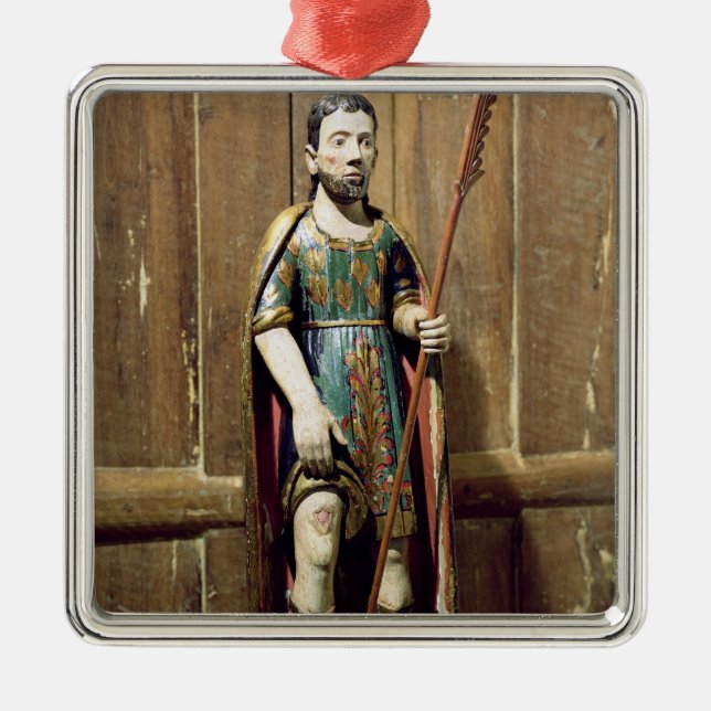St. Rocco Metal Tree Decoration (Front)