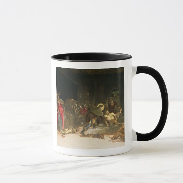 St. Roch Curing the Plague Mug (Right)