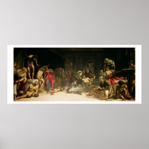 St. Roch Curing the Plague Poster