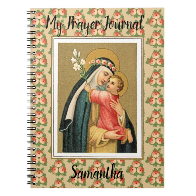 St. Rose of Lima and the Christ Child (M 023) Notebook (Front)