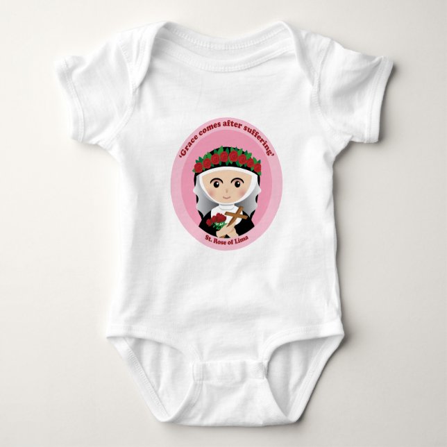 St. Rose of Lima Baby Bodysuit (Front)