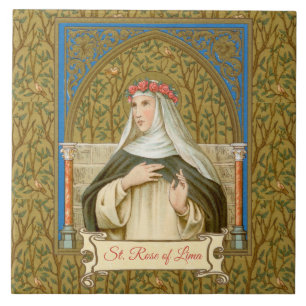 St. Rose of Lima (BK 020) Tile