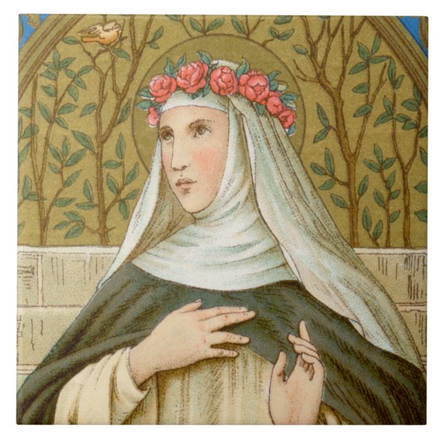 St. Rose of Lima (BK 020) Tile (Front)
