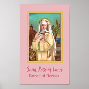 St. Rose of Lima by Night (M 024) Poster