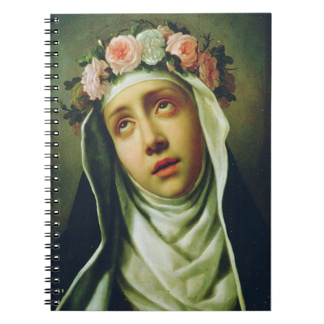 St. Rose of Lima The Angel of Peru Fine Art  Notebook (Front)