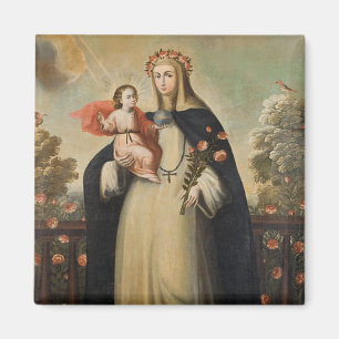 St Rose of Lima With The Child Jesus Magnet