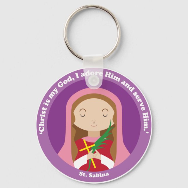 St. Sabina Key Ring (Front)