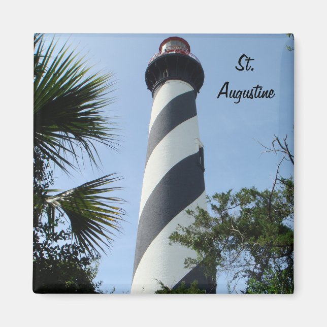 St. Saint Augustine Lighthouse Photo Magnet (Front)