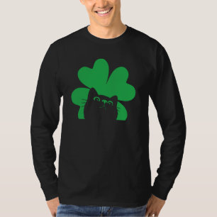 St Saint Patrick's Day Cat Men Women Kids T-Shirt