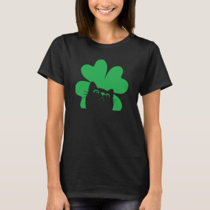 St Saint Patrick's Day Cat Men Women Kids T-Shirt